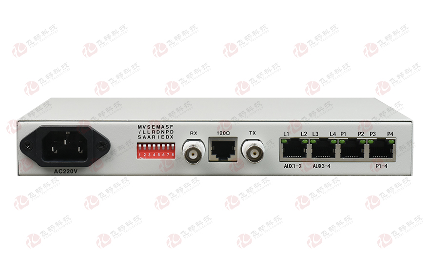 飛暢科技-1-4路電話(huà)+1FE以太+2RS232 E1復(fù)用